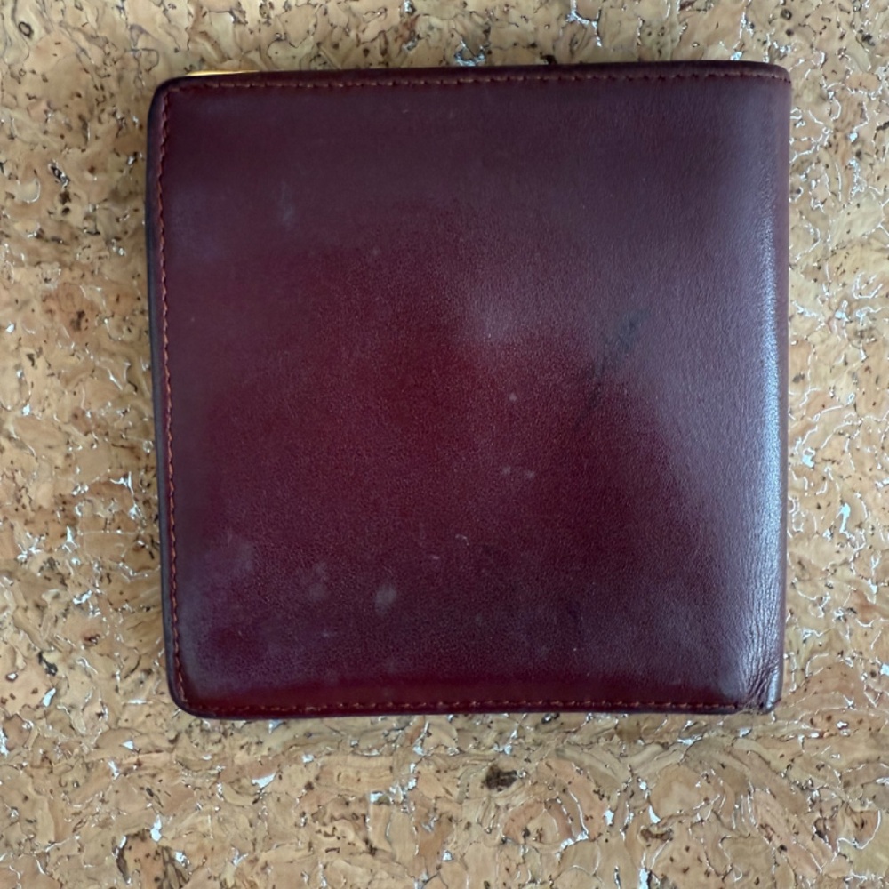 Cartier Burgundy Leather Bi-fold Wallet - Picture 9 of 14